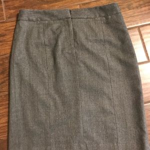 Ann Taylor Loft gray pencil skirt